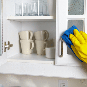 Kitchen Cabinet & Trolley Cleaning โ Spotless & Hygienic